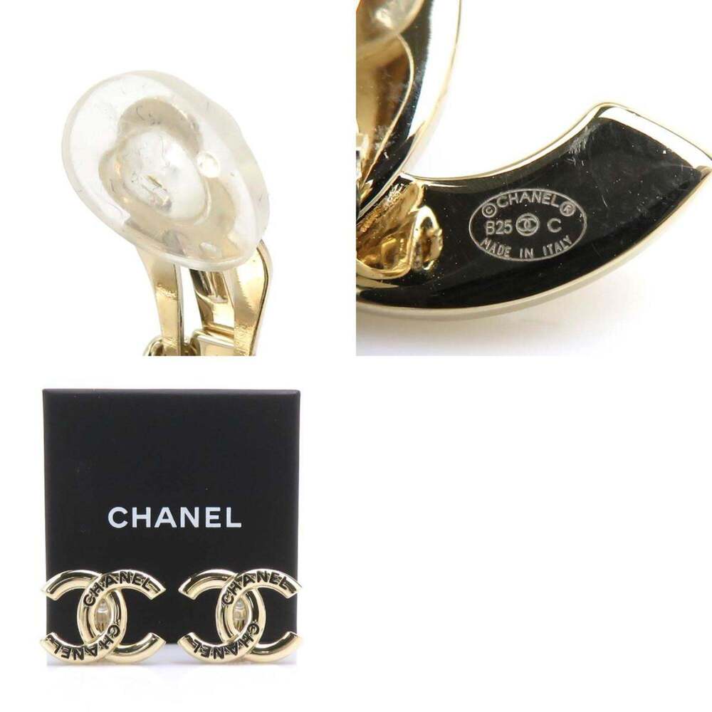 CHANEL Authentic Gold Earrings - Picture 5 of 5